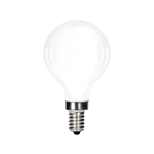 Replacement for Satco S12101 5.5 Watt G16 1/2 LED Soft White Candelabra base 3000K 500 Lumens 120 Volt - NOW S21213