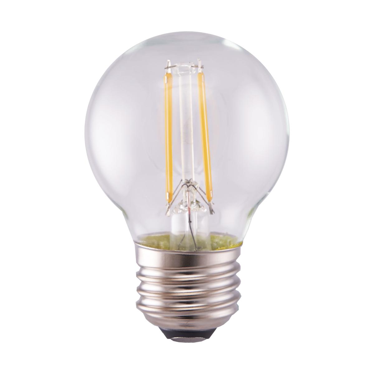 Satco S12102 5.5 Watt G16 1/2 LED Clear Medium base 2700K 500 Lumens 120 Volt