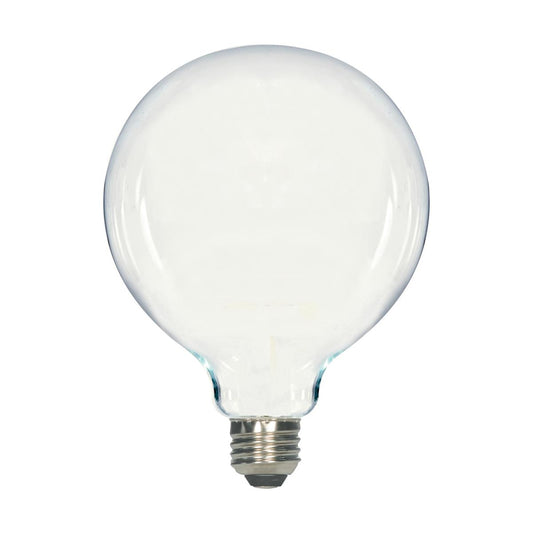 Replacement for Satco S12113 6.5 Watt G40 LED Soft White Medium base 3000K 650 Lumens 120 Volt - NOW S21256