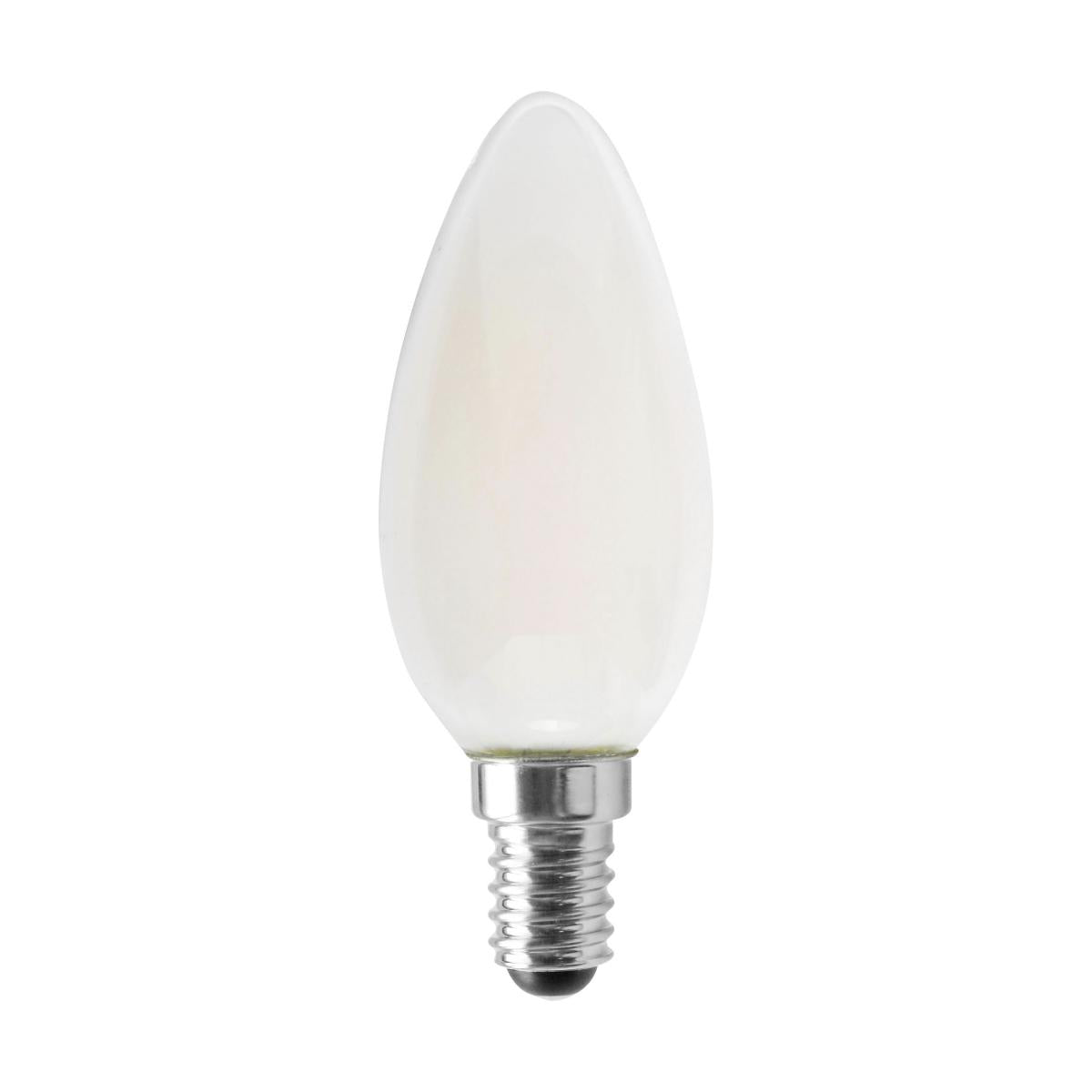 Satco S12118 4.5 Watt B11 LED Frosted 350 Lumens 4000K European base 120 Volt