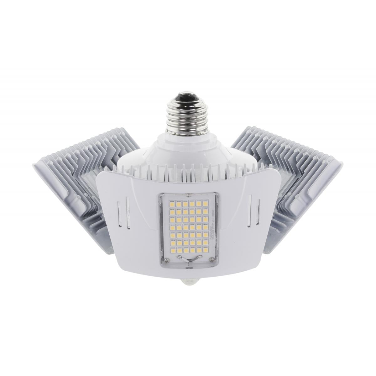 Satco S13119 60 Watt LED Motion Sensor Utility Light 4000K Medium base Adjustable Beam Angle 100-277 Volt
