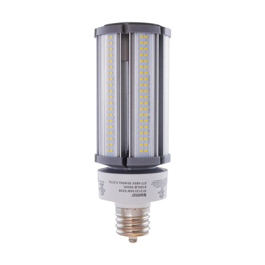 Replacement for Satco S13123 54 Watt LED HID 5000K Mogul extended base Type B Ballast Bypass 277V-480V - NOW S23166