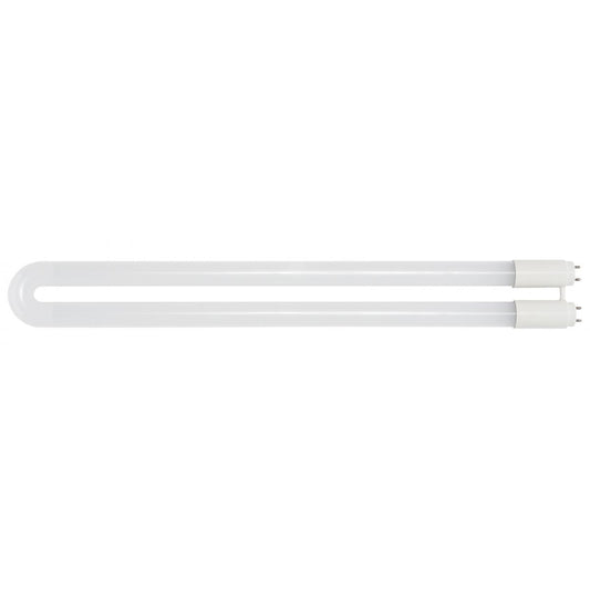 Satco S18452 13 Watt T8 U-Bend LED 50000 Hours Medium bi-pin base 1900 Lumens 4000K Type A/B Double Ended Wiring