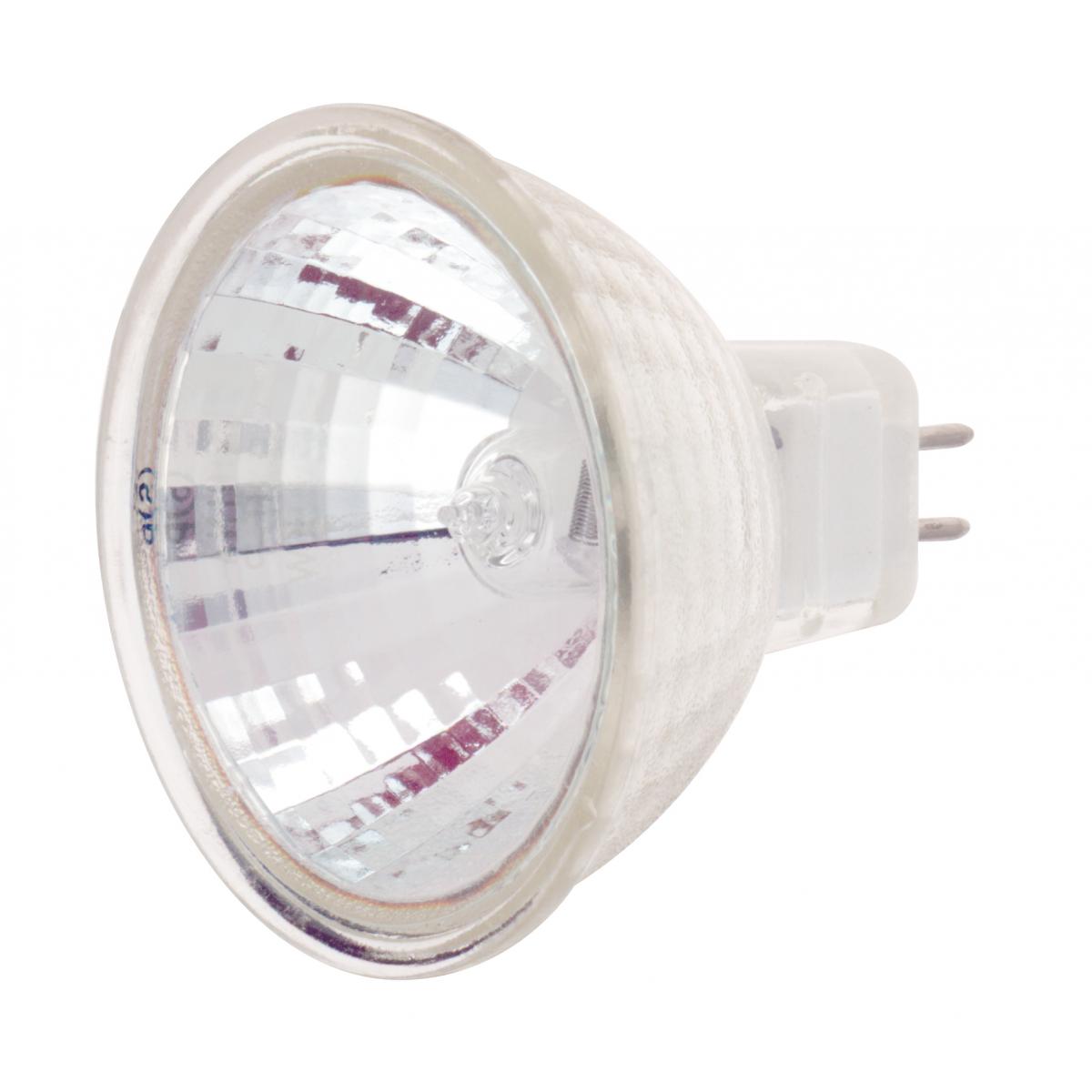Satco S1995 20 Watt Halogen MR16 ESX/C 2000 Average rated hours Miniature 2 Pin Round base 24 Volt