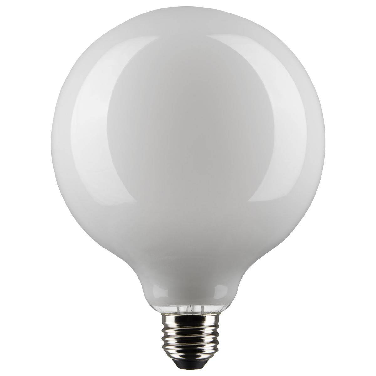 Satco S21260 8 Watt G40 LED; White; Medium base; 90 CRI; 3000K; 120 Volt
