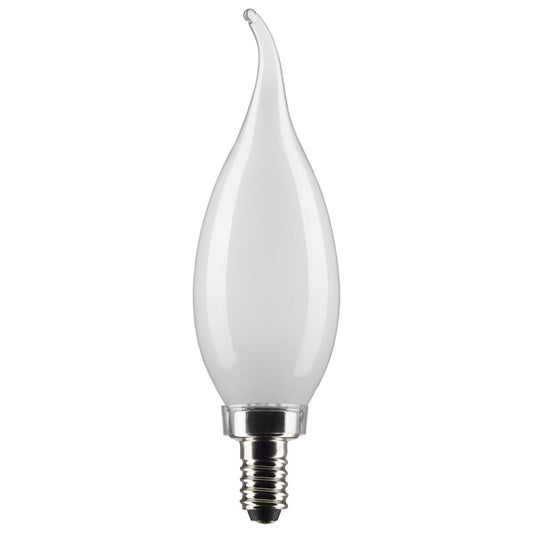 Satco S21302 4 Watt CA11 LED; Frost; Candelabra base; 90 CRI; 4000K; 120 Volt