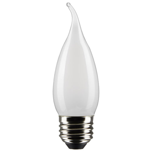Satco S21316 4 Watt CA11 LED; Frost; Medium base; 90 CRI; 3000K; 120 Volt