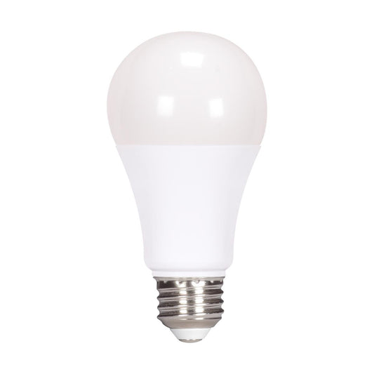 Satco S21323 11.5 Watt A19 LED 90CRI 2700K Medium base 220 deg. Beam Angle 120 Volt 1100 Lumens CEC 2-pack