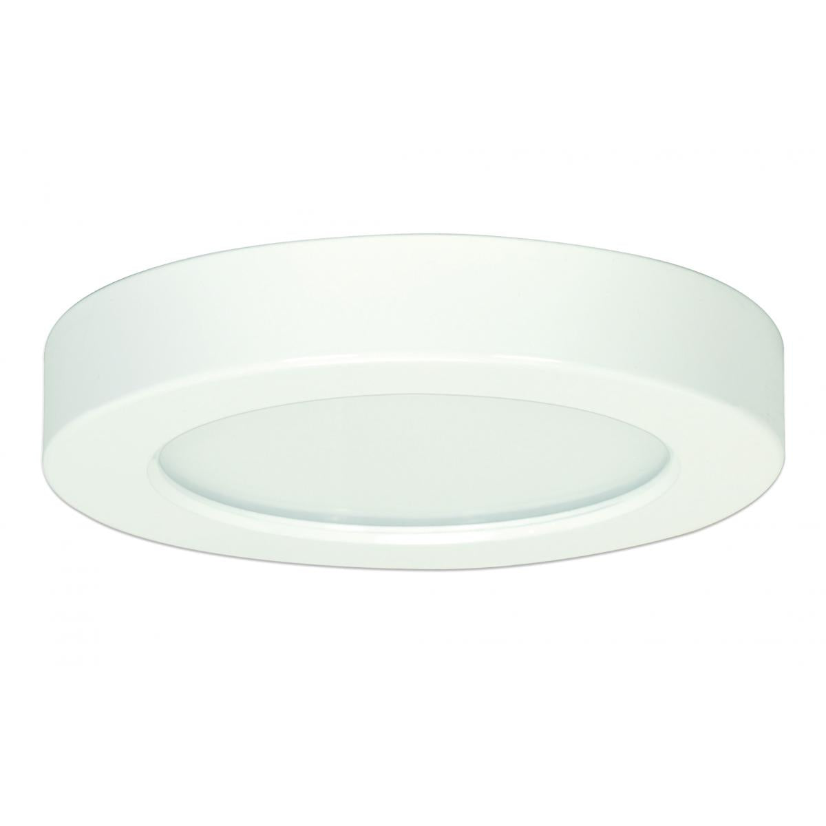 Satco S21502 10.5 watt 5.5" Flush Mount LED Fixture 5000K Round Shape White Finish 120 volts