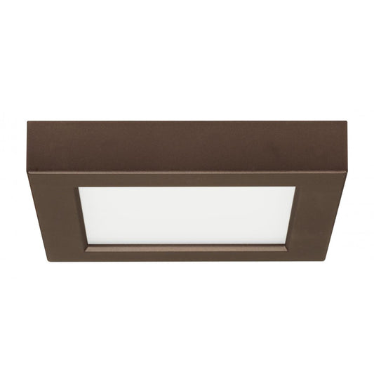 Replacement for Satco S21504 10.5 watt 5.5" Flush Mount LED Fixture 3000K Square Shape Bronze Finish 120 volts - NOW 62/1706