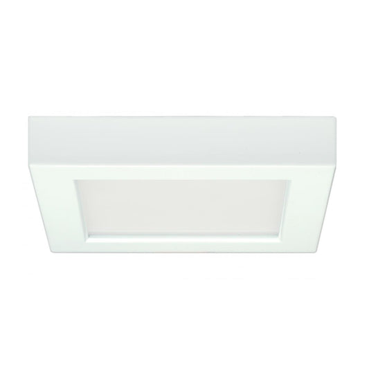 Replacement for Satco S21505 10.5 watt 5.5" Flush Mount LED Fixture 4000K Square Shape White Finish 120 volts - NOW 62/1704