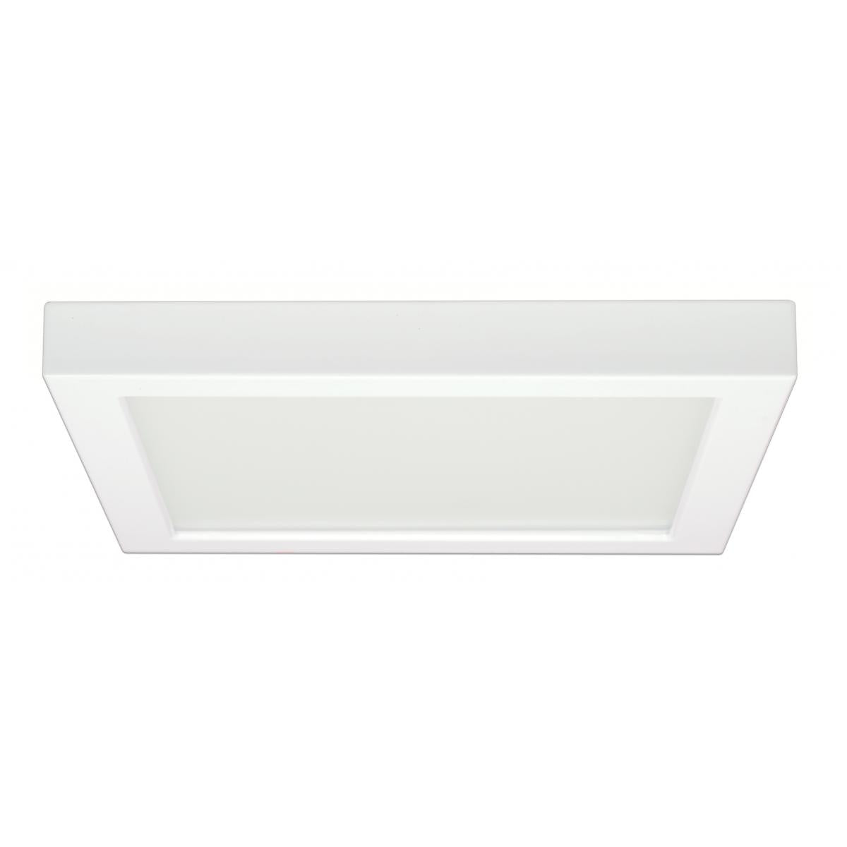 Satco S21517 18.5 watt 9" Flush Mount LED Fixture 4000K Square Shape White Finish 120 volts