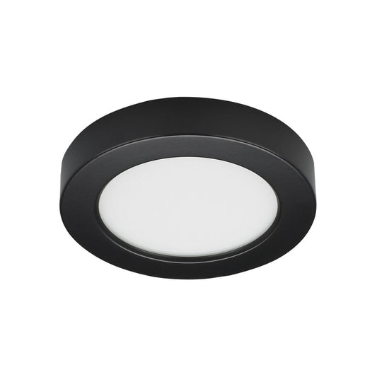 Replacement for Satco S21526 10.5 watt 5.5" Flush Mount LED Fixture 3000K Round Shape Black Finish 120 volts - NOW 62/1701