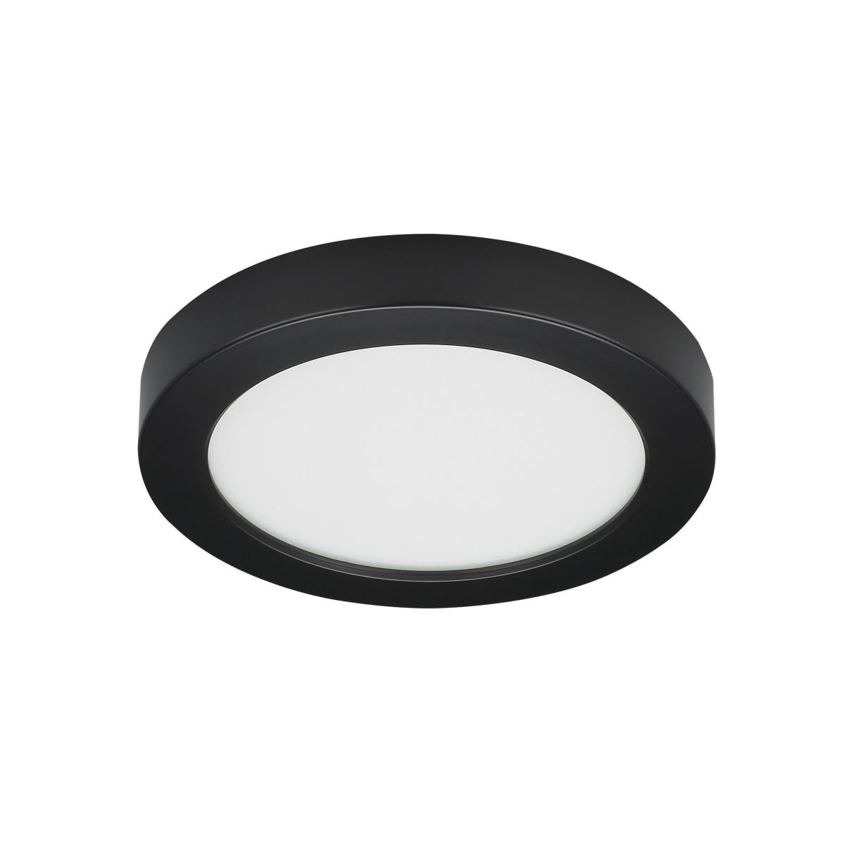 Satco S21528 13.5 watt 7" Flush Mount LED Fixture 3000K Round Shape Black Finish 120 volts