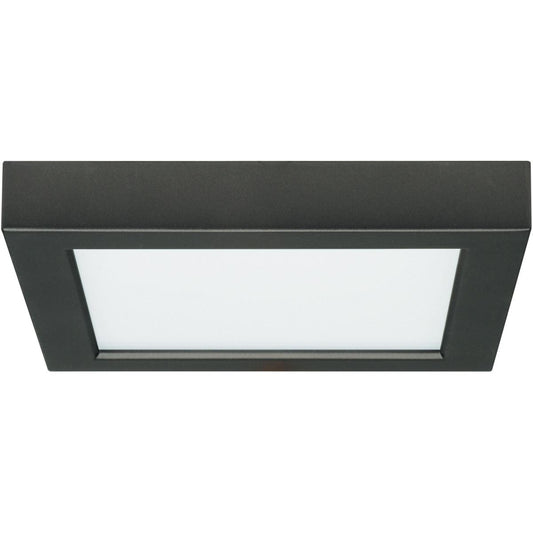 Replacement for Satco S21538 13.5W 7 in. Flush Mount LED Fixture 3000K Square Shape Black Finish 120V - NOW 62/1715