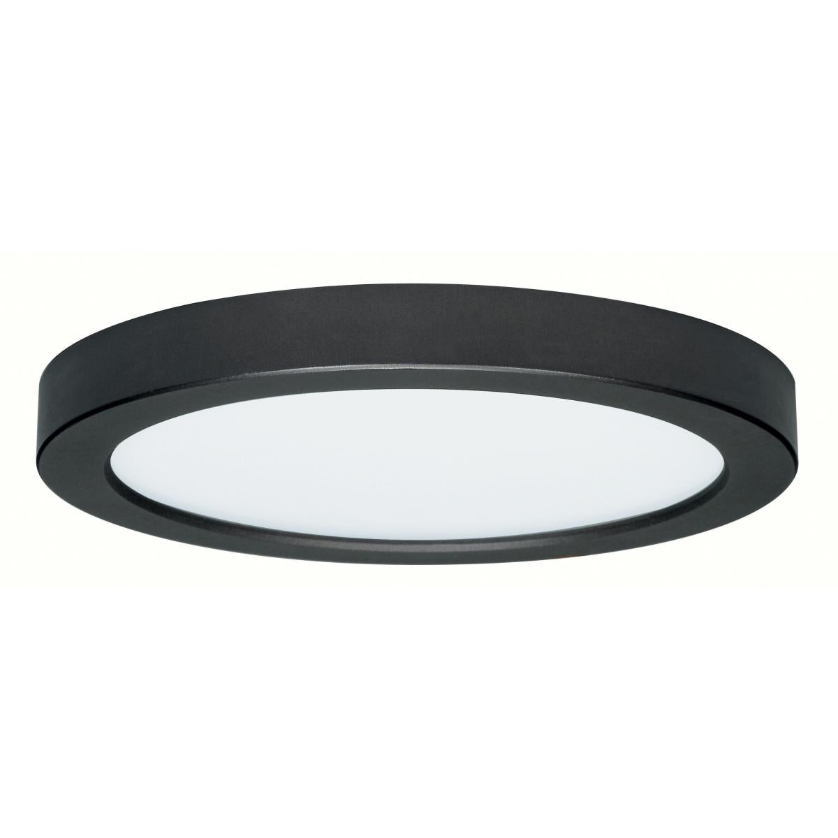 Satco S21541 25 watt 13" Flush Mount LED Fixture 3000K Round Shape Black Finish 120 volts