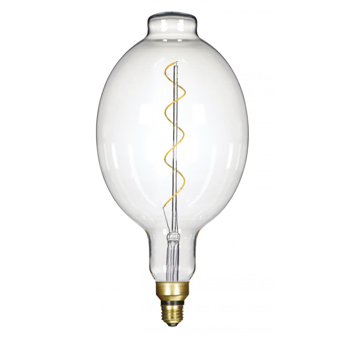Satco S22432 4 Watt BT56 LED vintage style Clear 25000 Average rated hours Medium Base 120 Volt