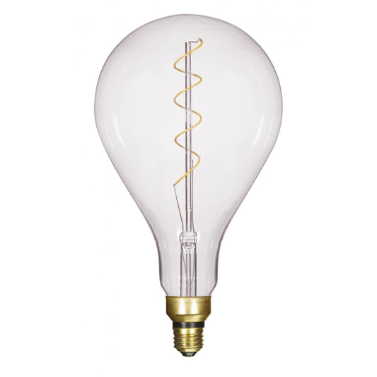 Satco S22433 4 Watt PS52 LED vintage style Clear 25000 Average rated hours Medium Base 120 Volt