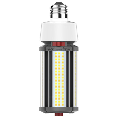 Satco S23148 27/22/18 Wattage Selectable; LED HID Replacement; CCT Selectable; Medium base; 100-277 Volt; ColorQuick PowerQuick