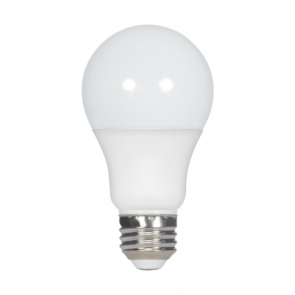 Satco S28558 5.5 Watt A19 LED Frosted 3000K Medium base 120 Volt 4-pack