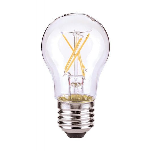 Satco S28615 5 Watt A15 LED Clear Medium base 2700K 120 Volt Carded