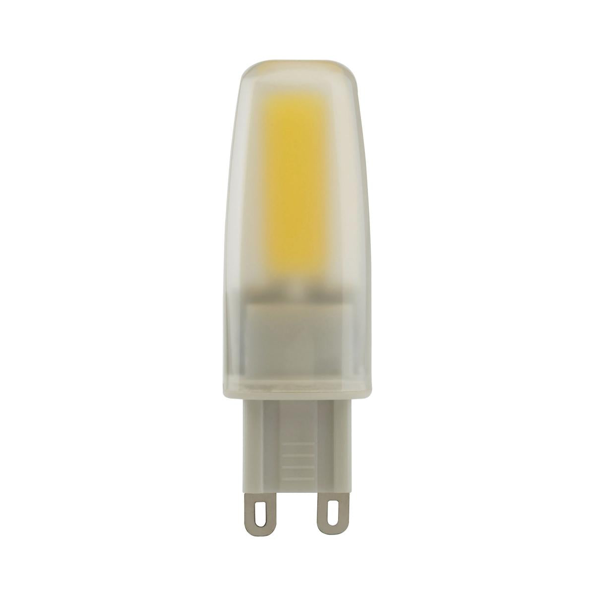 Replacement for Satco S28682 4 Watt JCD LED Frost 3000K G9 base 120-130 Volt - NOW S11236