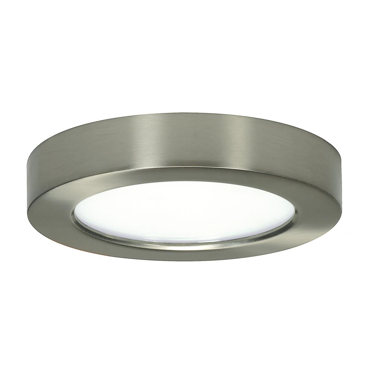 Replacement for Satco S29359 10.5 watt 5.5" Flush Mount LED Fixture 3000K Round Shape Brushed Nickel Finish 120 volts - NOW 62/1703
