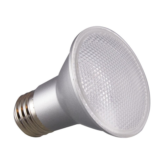 Satco S29401 6.5 Watt PAR20 LED 3000K 25 deg. Beam Angle Medium base 120 Volt