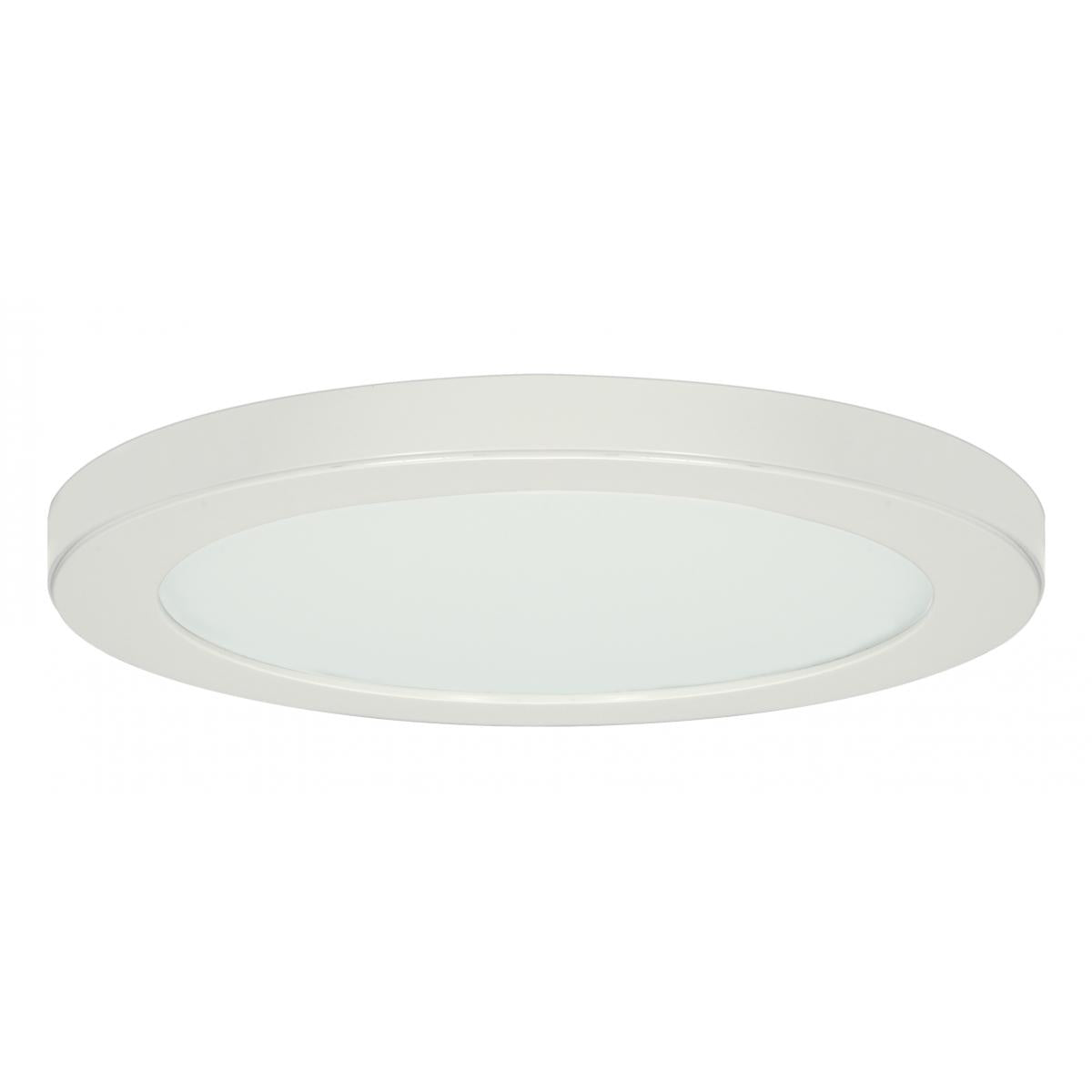 Satco S29691 25 watt 13" Flush Mount LED Fixture 4000K Round Shape White Finish 120 volts
