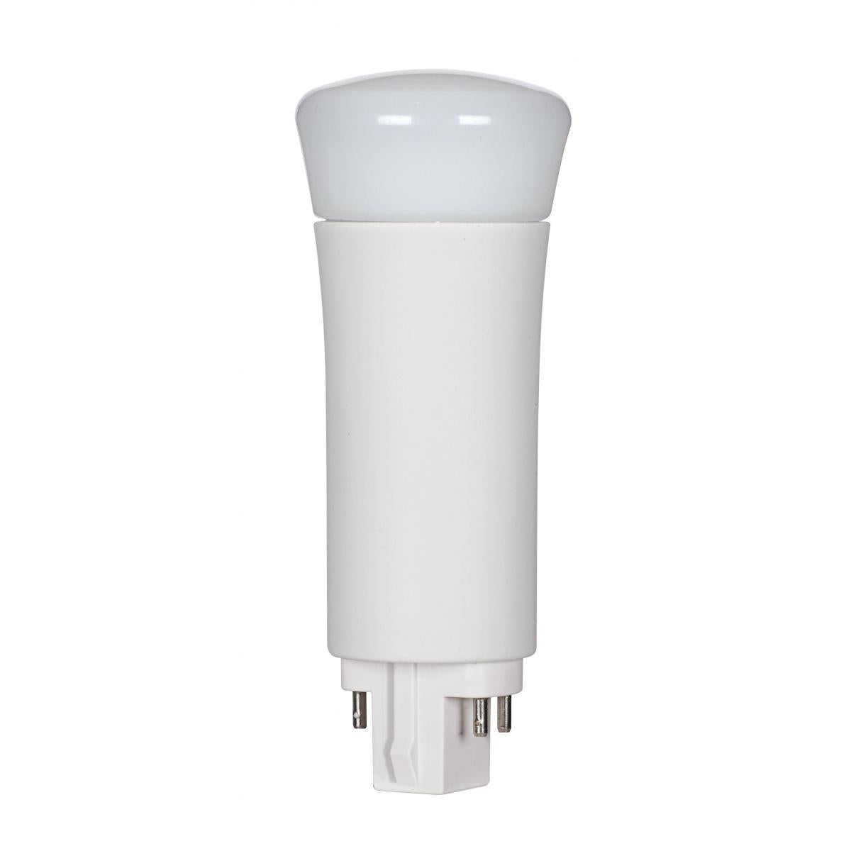 Satco S29860 9 Watt LED PL 4-Pin 4000K 1100 Lumens G24q base 50000 Average rated hours 120 Deg. Beam Angle Type A Ballast dependent