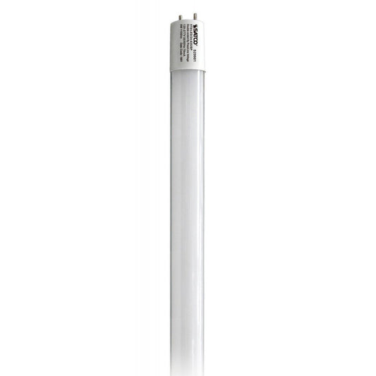 Replacement for Satco S29901 9W T8 LED 3500K Medium Bi Pin base 1100 Lumens Type B Ballast Bypass