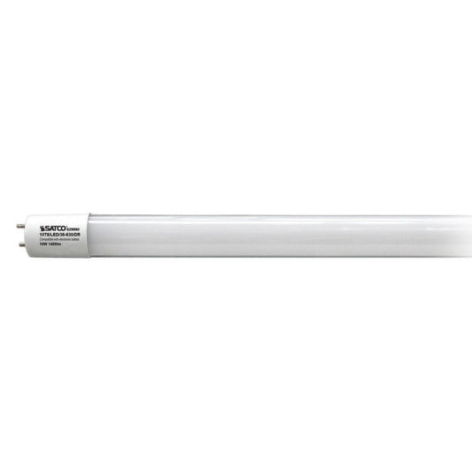 Replacement for Satco S29990 10 Watt T8 LED 3000K Medium Bi Pin base 50000 hours 1400 Lumens Type A Ballast dependent