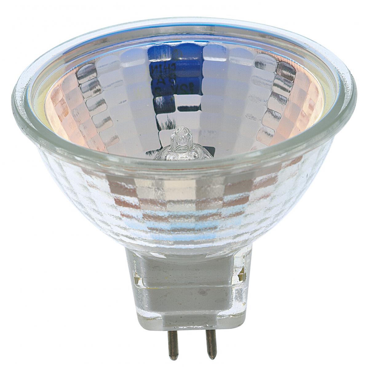 Replacement for Satco S3143 50 Watt Halogen MR16 EXZ 2000 Average rated hours Miniature 2 Pin Round base 12 Volt - NOW LED
