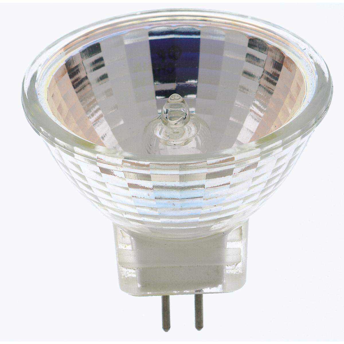 Satco S3444 10 Watt Halogen MR11 Clear 2000 Average rated hours G4 base 12 Volt Carded