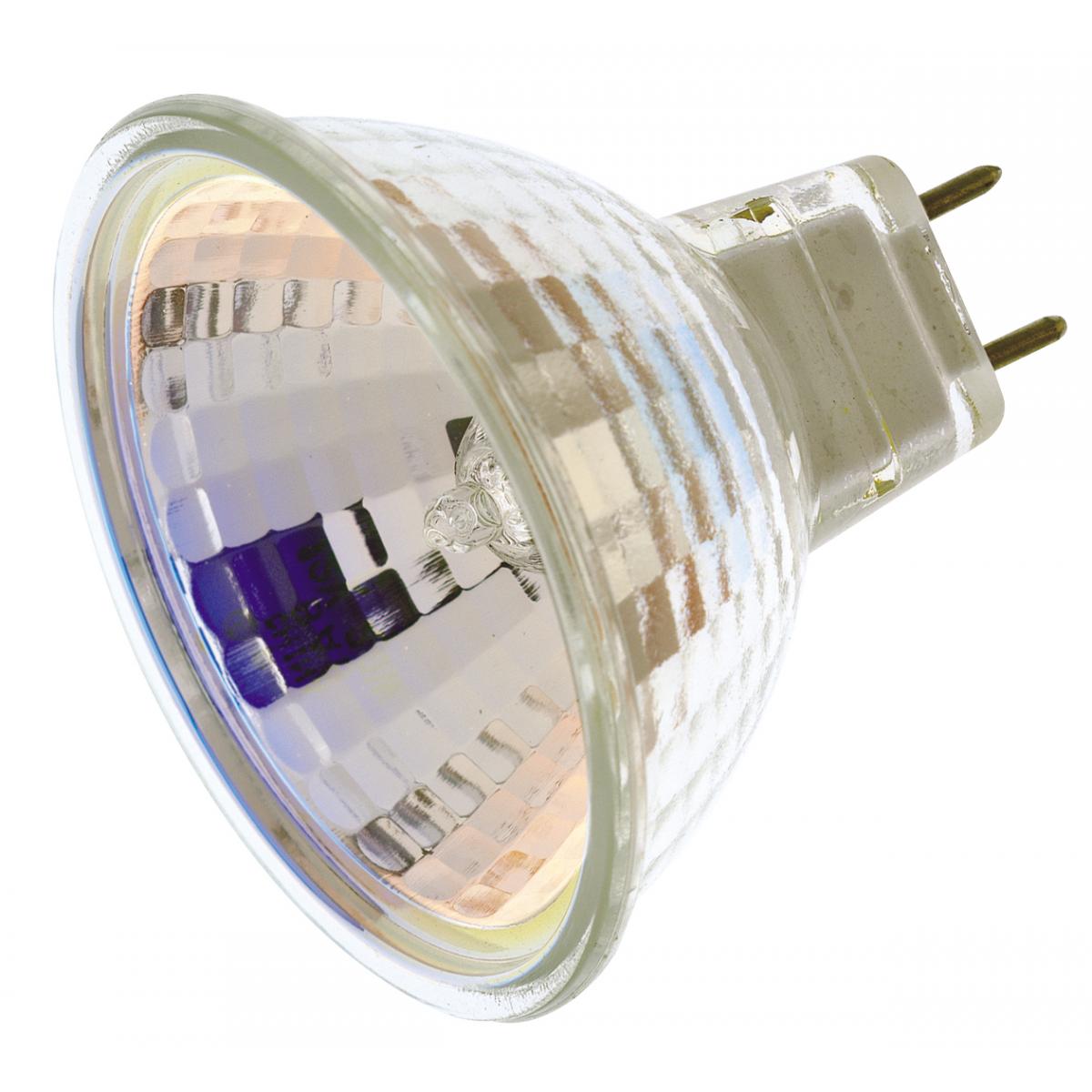 Satco S3445 20 Watt Halogen MR16 Clear 2000 Average rated hours Bi Pin G8 base 120 Volt Carded