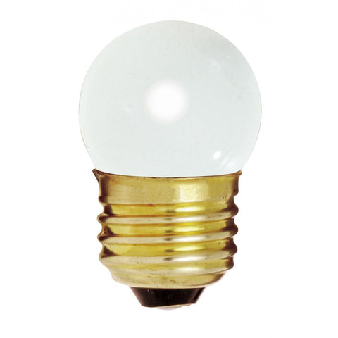 Satco S3607 7 1/2W S11 STD WHITE Incandescent Bulb