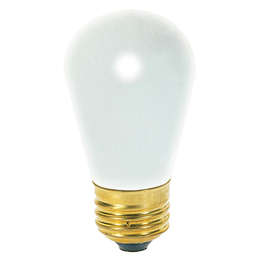 Satco S3966 11S14 11W Medium Base S14 Frost
