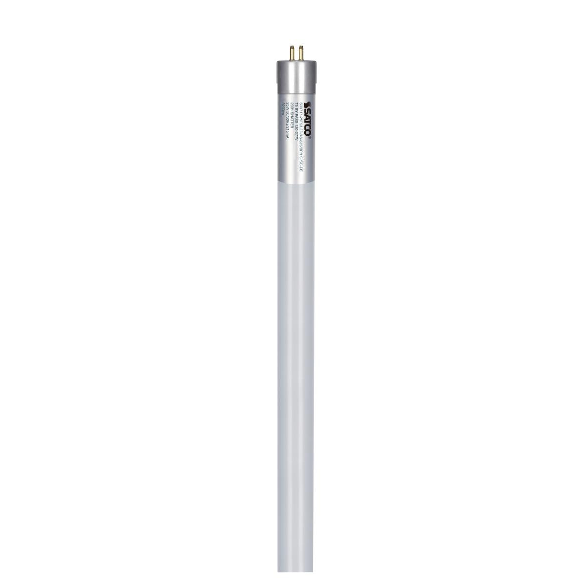 Satco S39717 25 Watt T5 LED Miniature bi-pin base 3500K 120-277 Volt Type B Ballast Bypass Single or Double Ended Wiring