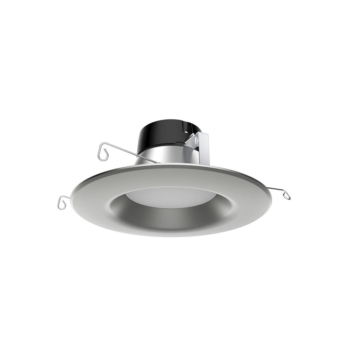 Satco S39745 10.5 watt LED Downlight Retrofit 5"-6" 3000K 120 volts Dimmable Brushed Nickel Finish