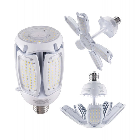Satco S39752 60 Watt LED HID Replacement 5000K Mogul extended base Adjustable Beam Angle Type B Ballast Bypass100-277 Volt