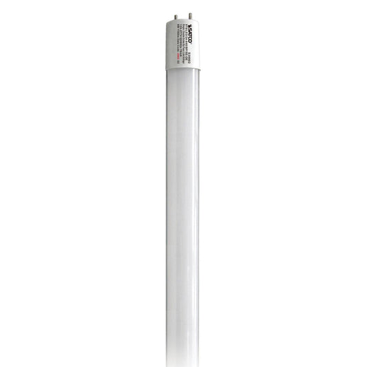 Satco S39902 9 Watt T8 LED 2Ft 4000K Medium Bi Pin base Type B Ballast Bypass Single or Double Ended Wiring