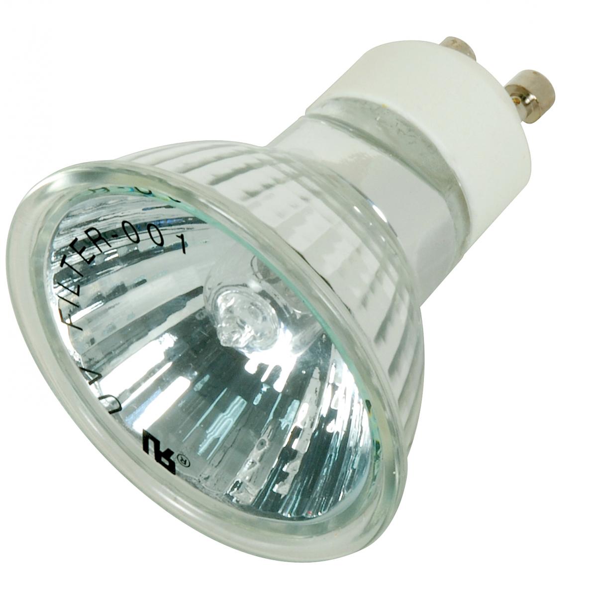 Satco S4190 20 Watt Halogen MR16 BAB 3000 Average rated hours GU10 base 120 Volt