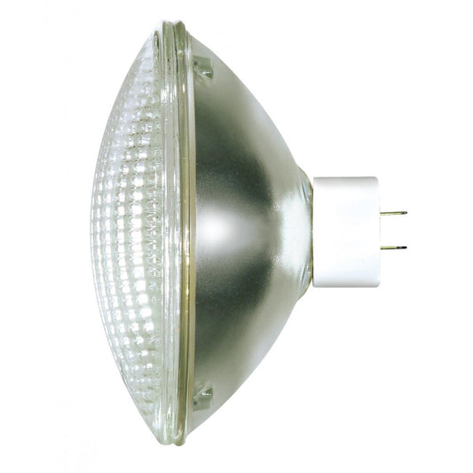 Satco S4348 500PAR64/NSP 500 Watt sealed beam PAR64 2000 Average rated hours 6500 Lumens Mogul End Prong base 120 Volt