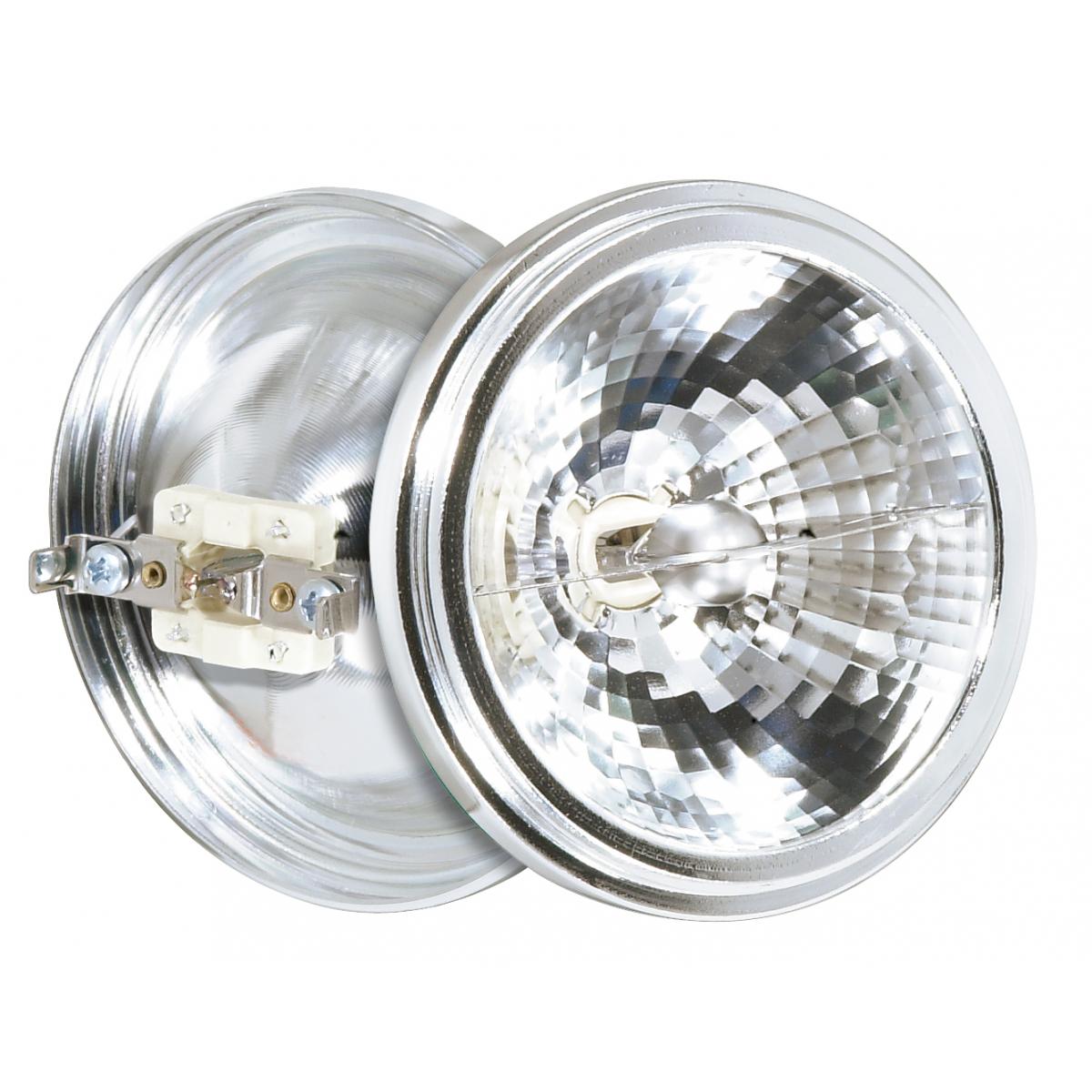 Replacement for Satco S4695 100AR111/25/FL 100 Watt Halogen AR111 3000 Average rated hours G53 base 12 Volt - NOW SSP only S4694