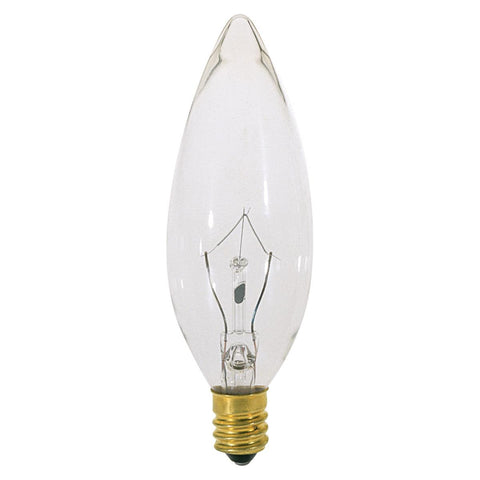 Replacement for Satco S4712 40 Watt BA9 1/2 Incandescent Clear 370 Lumens European base - NOW LED S12115