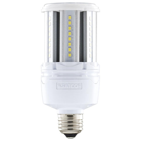 Satco S49670 18W/LED/HP/827/100-277V/E26 18 Watt LED HID Replacement; 80 CRI; 2700K; Medium base