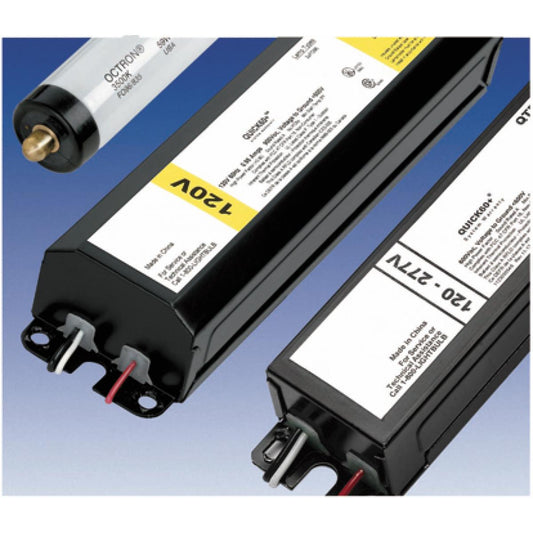 Satco S5289 QTP4X32T8/UNV/PSN/TC # of lamps: 4 F32T8 T8 Instant Start, Professional < 10% THD, Universal Voltage Ballast