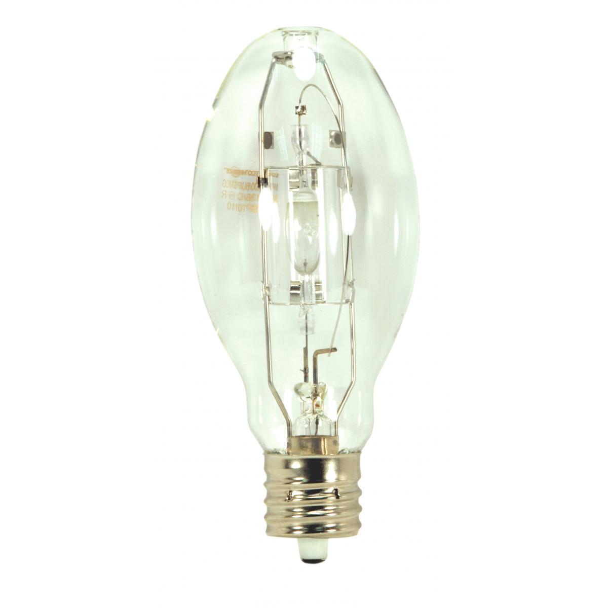 Satco S5882 MP250/ED28/PS/BU/4K 250 Watt Metal Halide HID Mogul extended base ED28 Clear 65 CRI 4200K