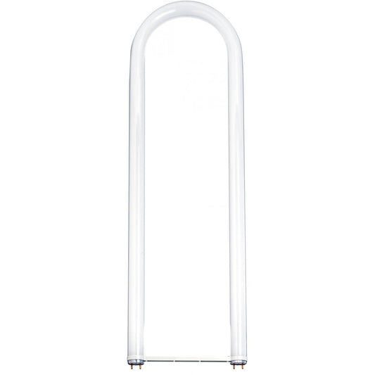 Satco S6554 FBO32T8/735/6/ECO 32 Watt T8 U-Bend Fluorescent 3500K Neutral White 75 CRI Medium Bi Pin base