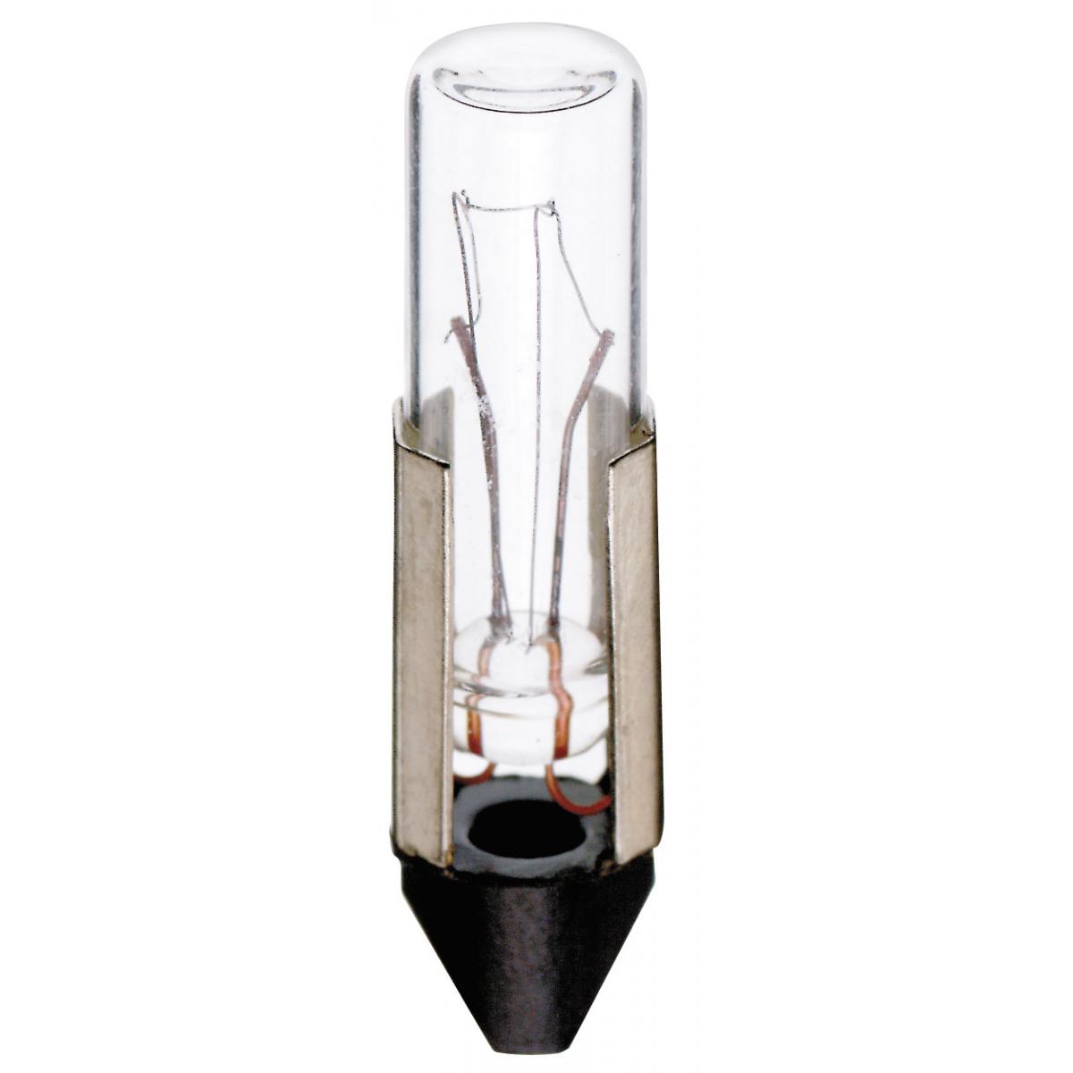 Satco S6904 24PSB 1.75 Watt miniature T2 10000 Average rated hours Telephone Slide base 24 Volt